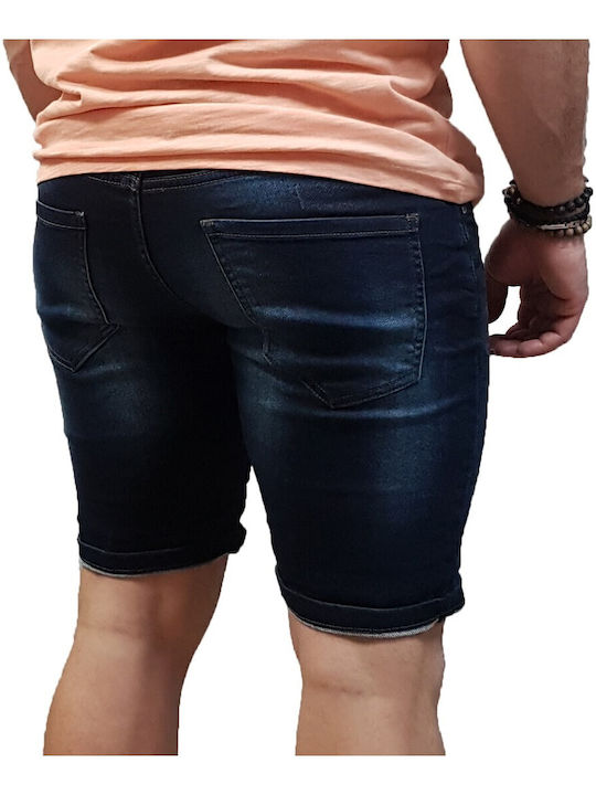Marcus 19-200154 Lesli Shorts 2098 Slim Fit Dark Blue Βερμούδα Jean Indigo Marcus 19-200154 Lesli Shorts 2098 Slim Fit Dark Blue Βερμούδα Jean Indigo