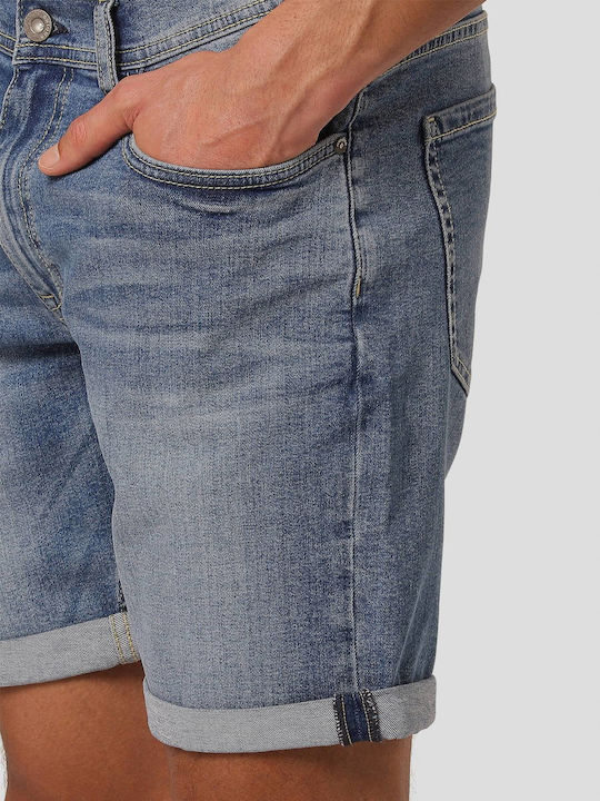 Men's Denim Bermuda Shorts Lesli 19-200153 Sky Blue