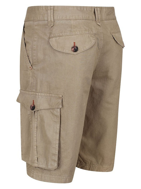Regatta Shorebay Vintage Look Cargo Men's Shorts Gold Sand Rmj221-3he