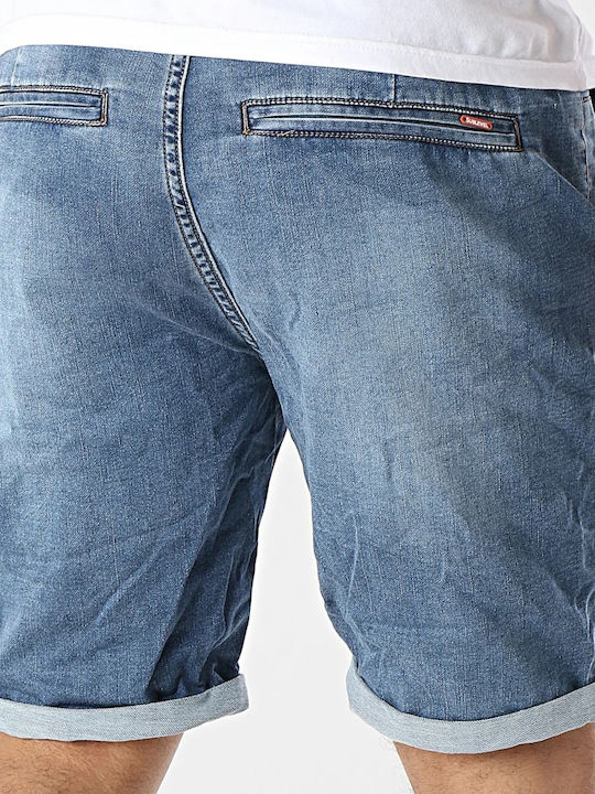 Sublevel Ανδρική Τζιν Βερμούδα Middle Blue H13220y62122dkm48 19300