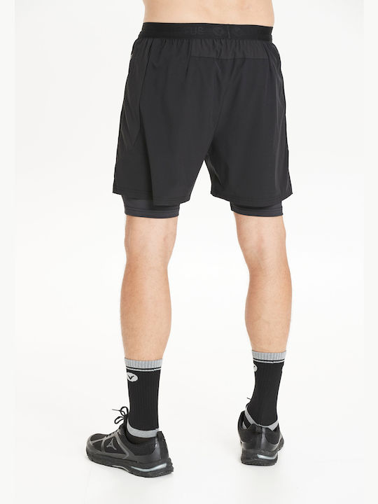 Virtus Σορτς Dylan M 2-in-1 Stretch Shorts 1001 Black