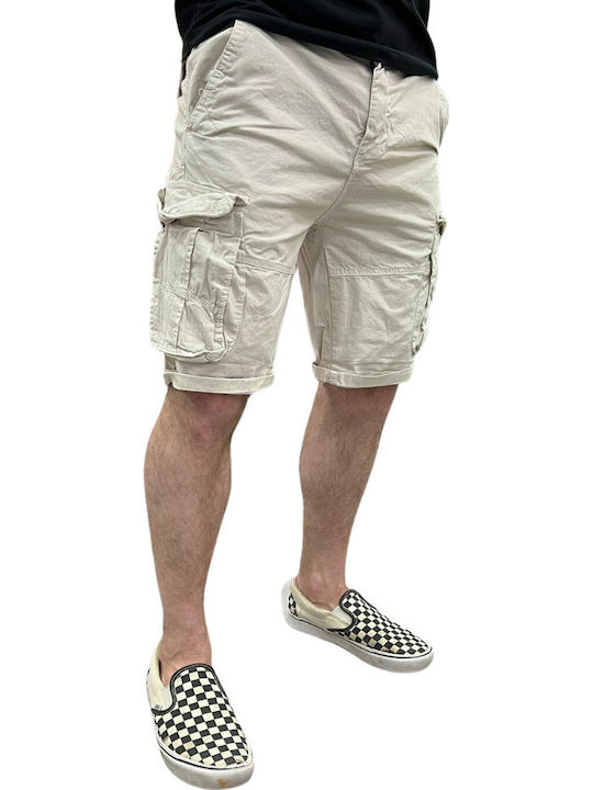 Ανδρική Βερμούδα Cargo Forex Lk1133-g-beige