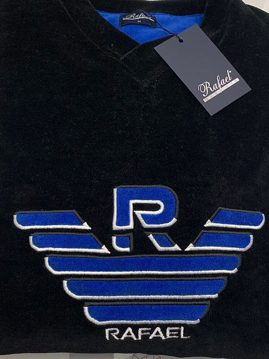 Πιτζάμα Ανδρική Rafael Βελούδινη Μαύρο