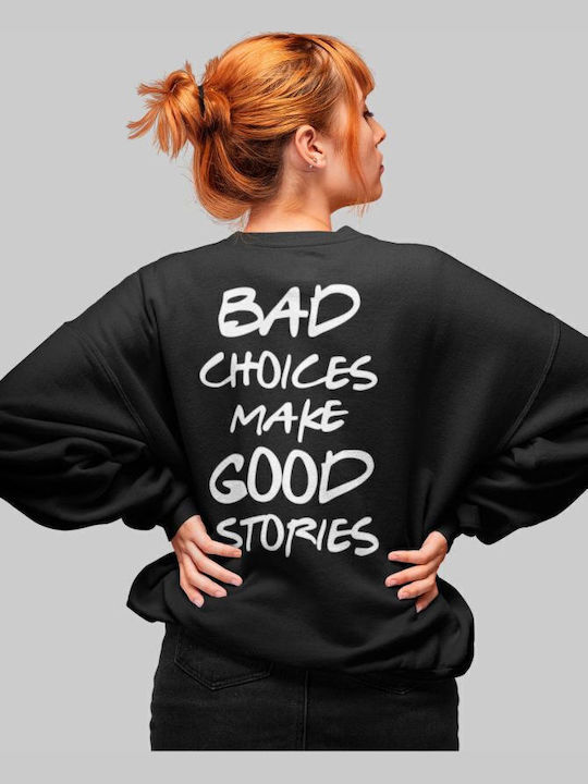 Bad Choices W Мъжки суитшърти Черно