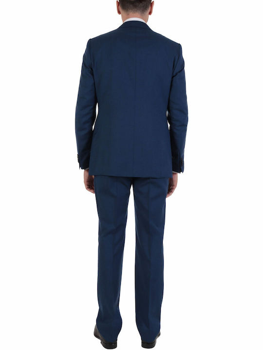 Tom Frank Suit Micro Pattern Sl-302/111 Blue