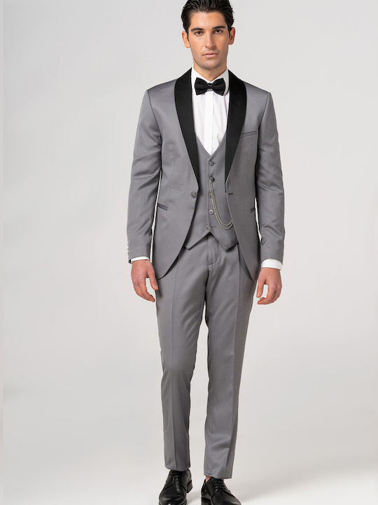 Fragosto Επίσημο Tuxido Smokin Σειράς Teri Teri104 702 86 Grey