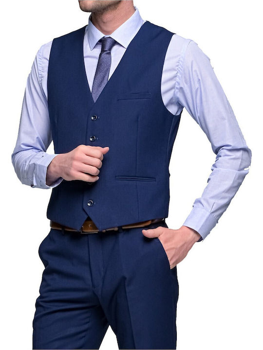 Antonio Mirro Nyg-0327 Marineblaue Herrenanzug Blau