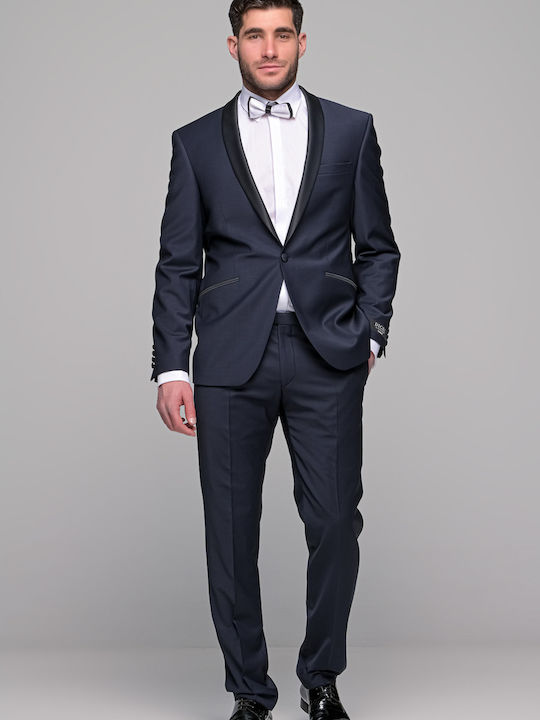 Digel Costum Tuxedo 118092920 Albastru Negru
