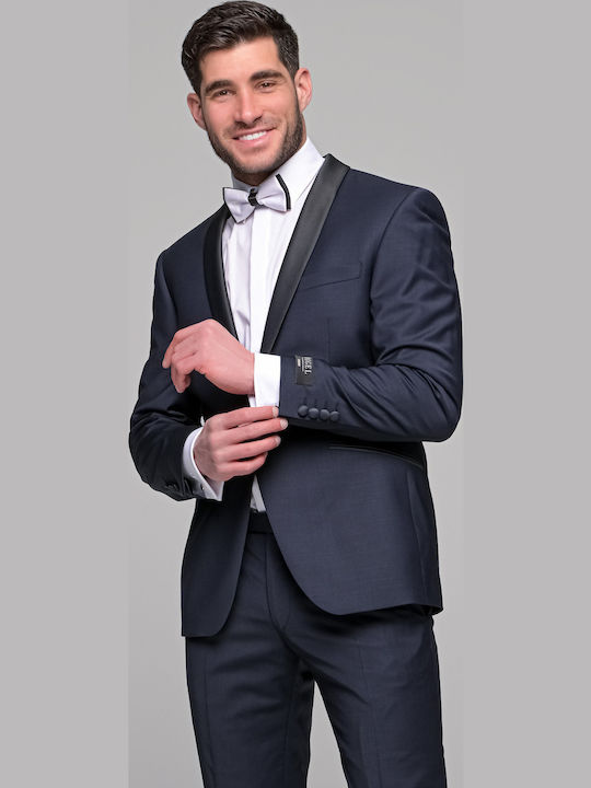 Digel Costum Tuxedo 118092920 Albastru Negru