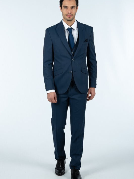Lexton Groom Suit 0729tr Blue Blue