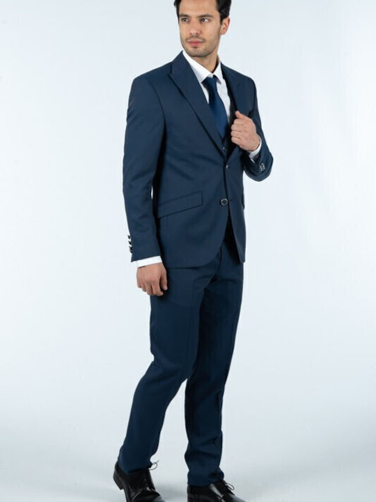 Lexton Groom Suit 0729tr Blue Blue