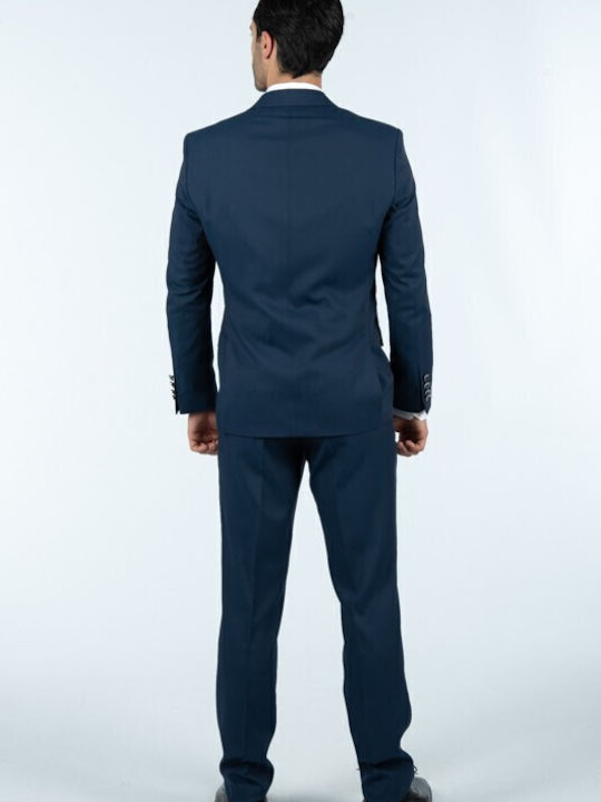 Lexton Groom Suit 0729tr Blue Blue