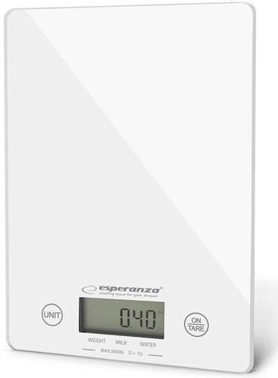 Esperanza Lemon Digital Kitchen Scale up to 5kg White