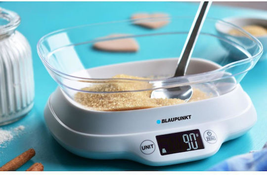 Blaupunkt Digital Kitchen Scale with Bucket up to 5kg White