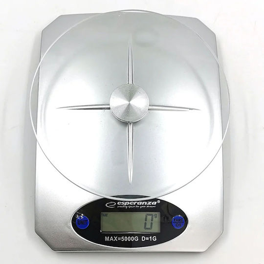Esperanza Avocado Ψηφιακή Ζυγαριά Κουζίνας έως 5kg Ασημί