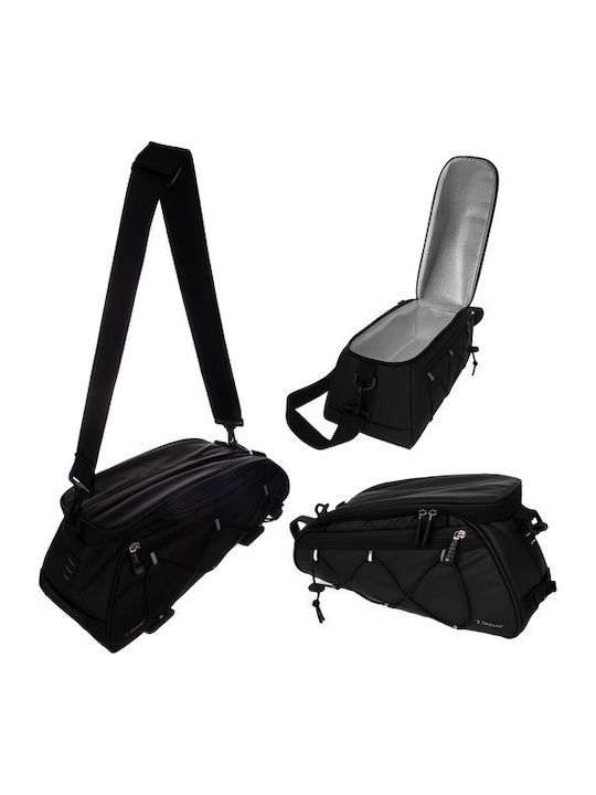 Trizand Gepäckträgertasche Schwarz