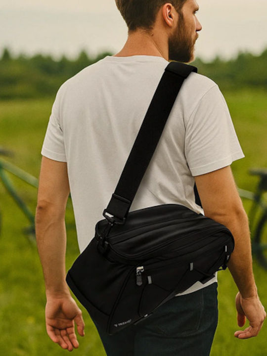 Trizand Gepäckträgertasche Schwarz