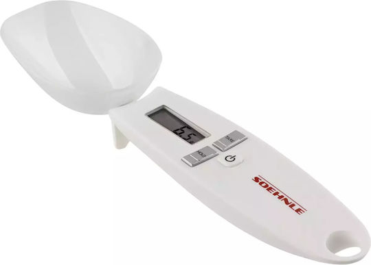 Soehnle Cooking Star Ψηφιακή Ζυγαριά Κουζίνας Κουτάλι έως 0.5kg Λευκή