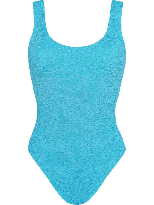 Ein Stück Badeanzug Blau