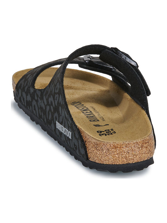 Arizona Women's Flat Sandals Black Narrow Fit