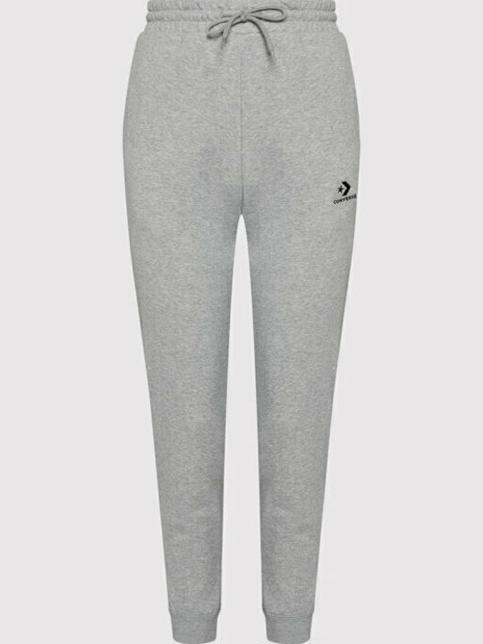 Damen Jogginghose mit Hohe Taille und Jogger Fleece Farbe Grau