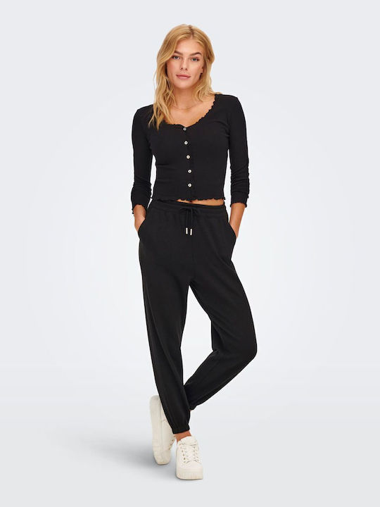 Pantaloni de Trening cu elastic Negru