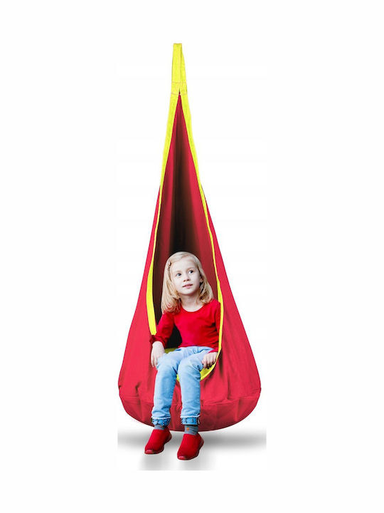 Hammock Type Cocoon Hanging Yard Garden Capacity 80 Kg Height 140 Cm Red Yellow Hammock Type Cocoon Hanging Yard Garden Capacity 80 Kg Height 140 Cm Red Yellow