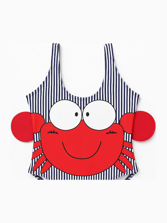 Disney Blue Red Crab Costum de baie pentru copii Întreg Blue Red