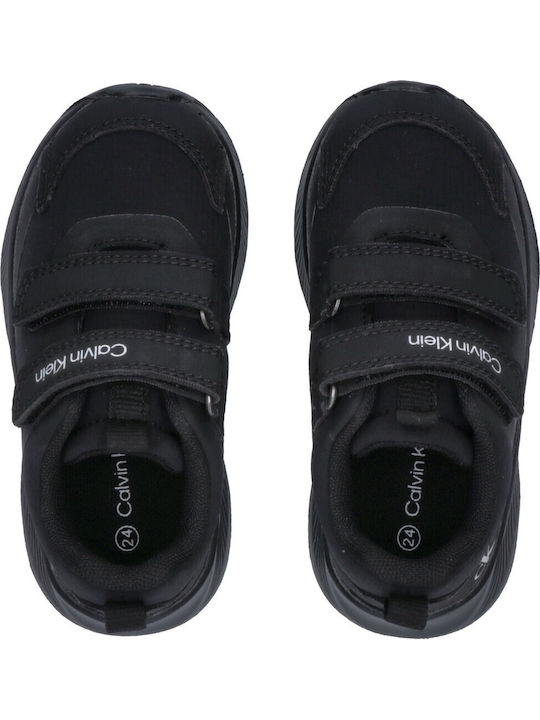 Kids Sneakers with Scratch Black