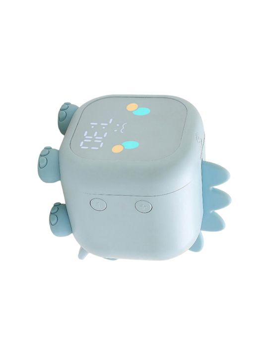Techkidz Animated Backlight Alarm Clock Model My Little Dino Blue