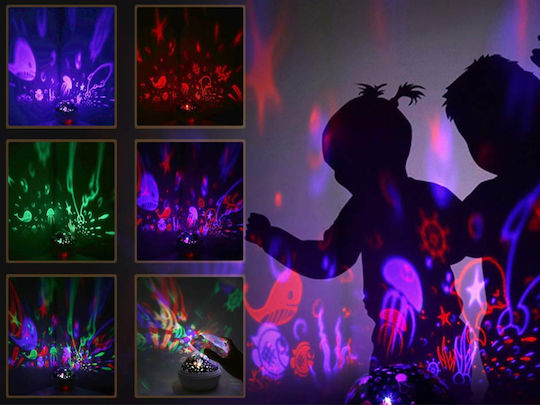 Techkidz Nightlight Light Effects Projection Model Fantasia Black