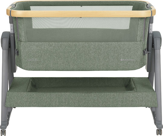 Kikka Boo Cradle-Park Nanna 2 with Mattress and Wheels Green