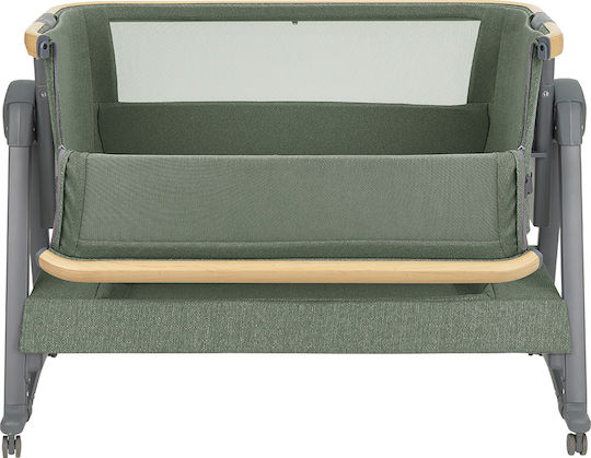 Kikka Boo Cradle-Park Nanna 2 with Mattress and Wheels Green