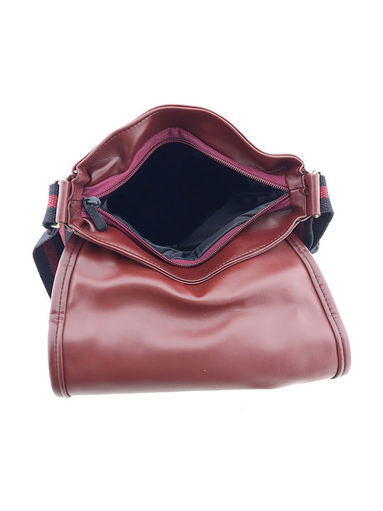 Damentasche Schultertasche Burgundisch