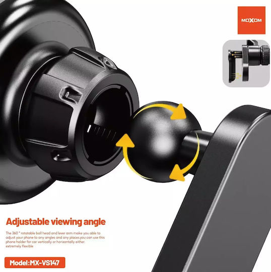 Moxom MX-VS147 Car Mobile Mount with Magnet Black
