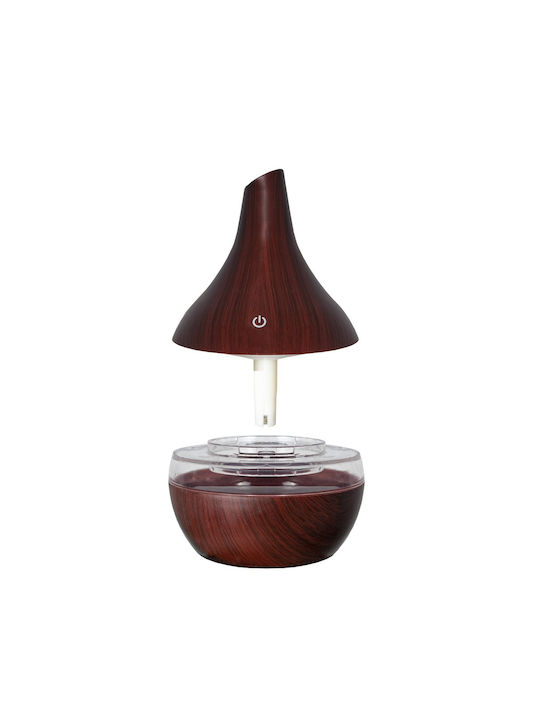 Idealstore Houseperfume Aromatherapy Diffuser Includes 3 Oils Ionization Function Led Lighting Optimally Humidifies Air Silent Aromatherapy Function Usb Charging Brown Color Idealstore Houseperfume Aromatherapy Diffuser Includes 3 Oils Ionization Function Led Lighting Optimally Humidifies Air Silent Aromatherapy Function Usb Charging Brown Color