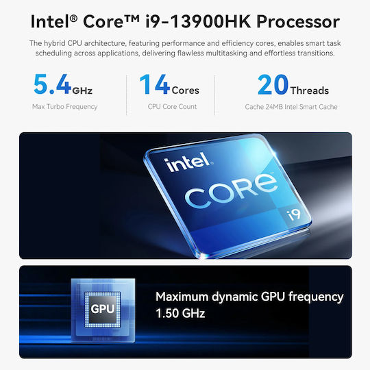 Beelink SEi13 Pro Mini PC (Core i9-13900hk/32GB DDR5/1TB SSD/W11 Pro)