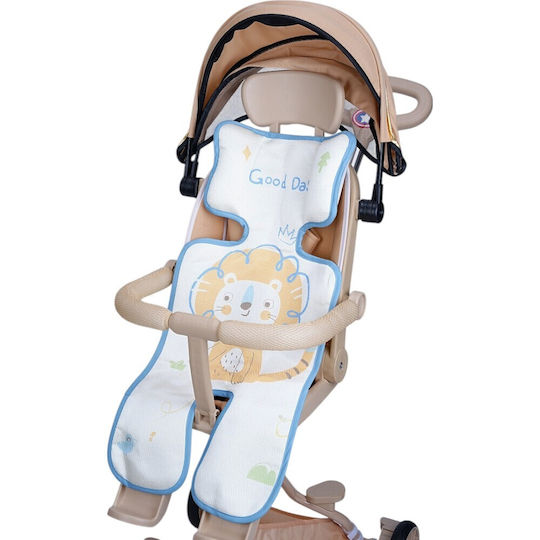 Queen Mother Breathable Stroller Mattress Good Day Lion 33x70cm Beige