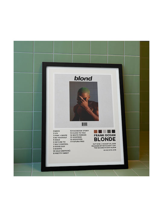 Music Poster Frank Ocean Blond Ms098 30cm X 40cm