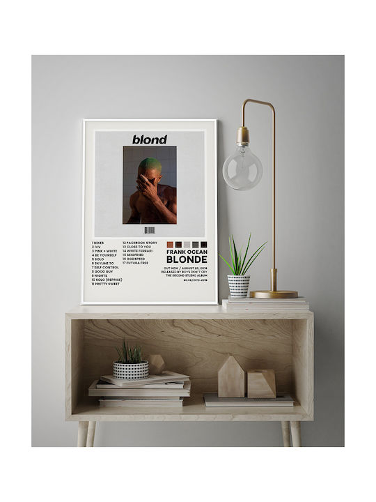 Music Poster Frank Ocean Blond Ms098 30cm x 40cm