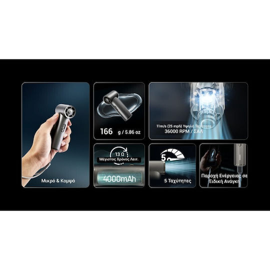 NiteCore Nef01 Handheld Gray Fan