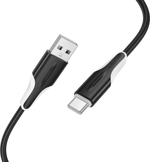 Borofone Cablu USB 2.0 USB-C Masculin - USB-A Negru 1m NO-BOR-121999