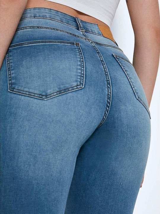 Ψηλόμεσο Γυναικείο Jean Παντελόνι Καμπάνα σε Bootcut Εφαρμογή