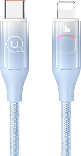 Eko 30w Typ-C Zu Lightning 1.2m Ladekabel Display Xm LED Hintergrundbeleuchtung Blau