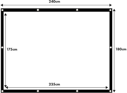 Maclean Energy cu logo-ul imaginii 4:3 240cmx180cm / 120"