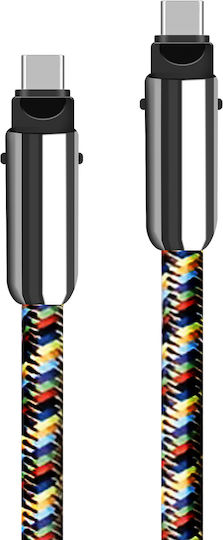 Moxie Choker Cable Usb C To Usb C Connector Length 1.2m Multicolour