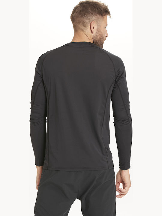 Bluză sport cu mânecă lungă Black