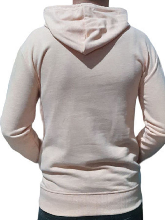 Sweatshirt with Hood Peach