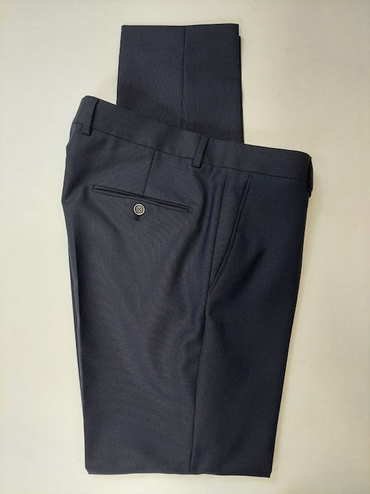 Costum Bărbați Cu vestă Blue