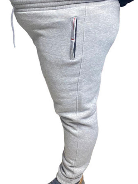 Sweatpants with Elastic Gray